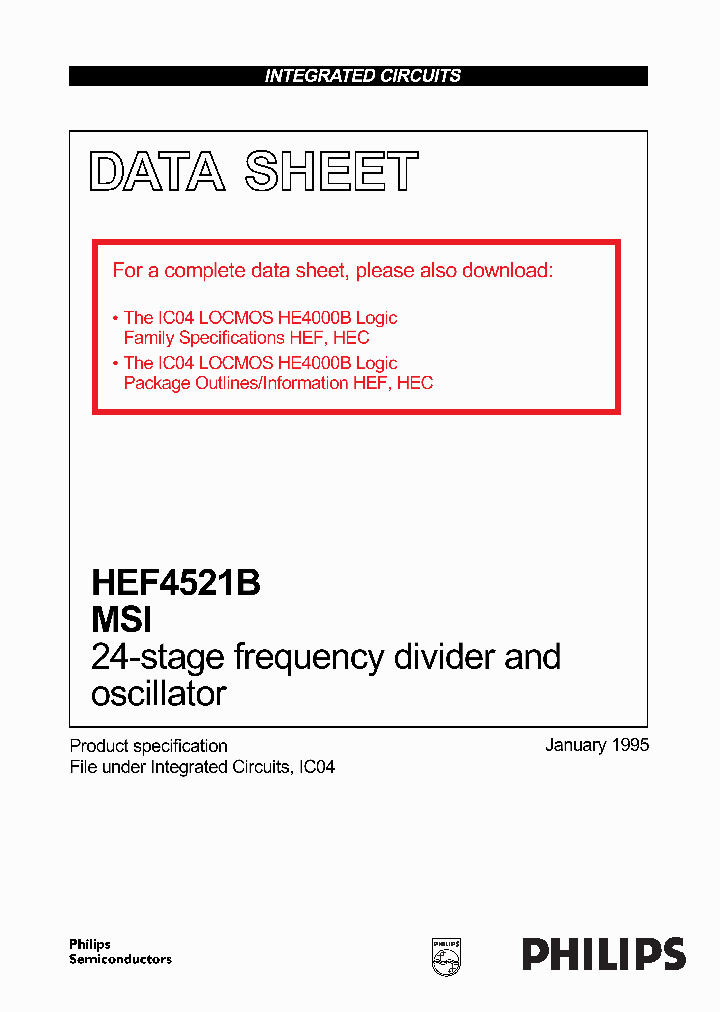 HEF4521B_139494.PDF Datasheet