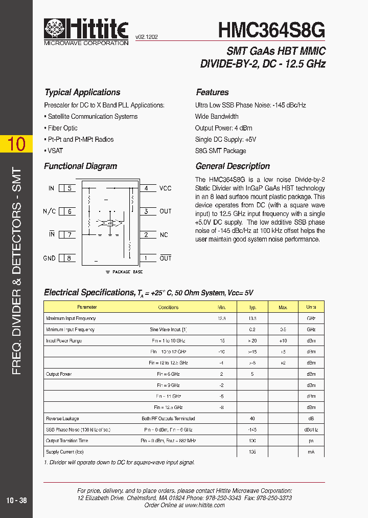 HMC364S8G_180699.PDF Datasheet