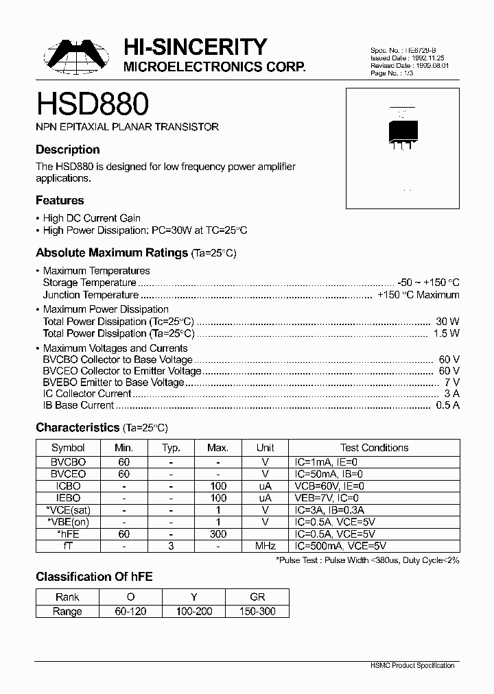 HSD880_176826.PDF Datasheet