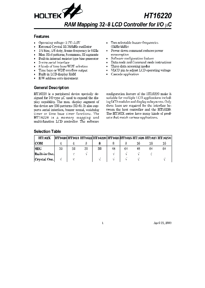 HT16220_187260.PDF Datasheet