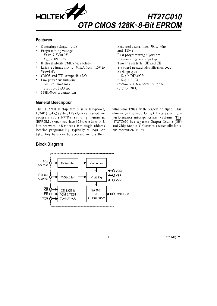 HT27C010_126966.PDF Datasheet