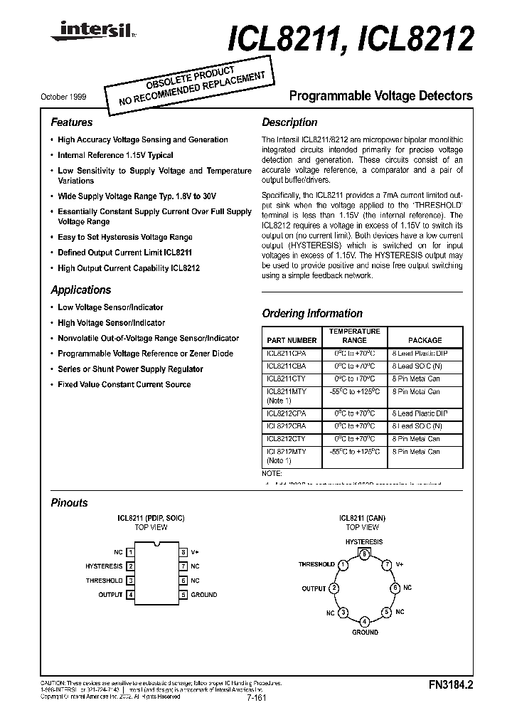 ICL8211_120577.PDF Datasheet