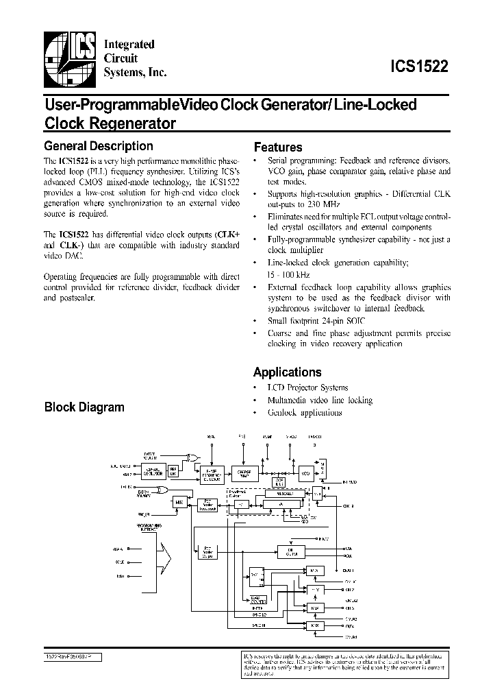 ICS1522M_195424.PDF Datasheet