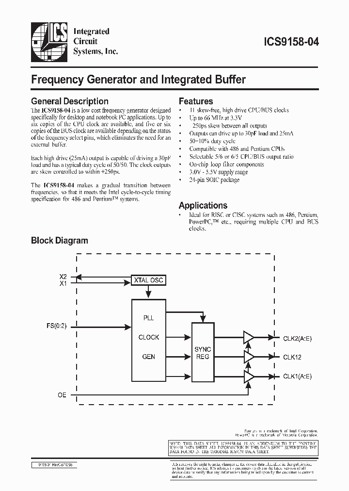 ICS9158-04_118846.PDF Datasheet