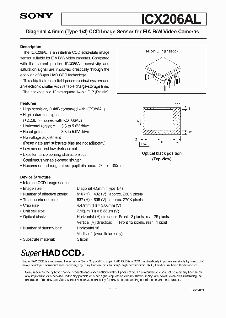 ICX206AL_50821.PDF Datasheet