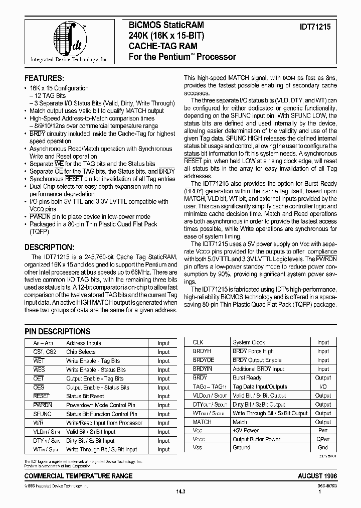 IDT71215_26444.PDF Datasheet