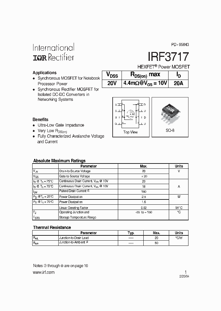 IRF3717_5872.PDF Datasheet