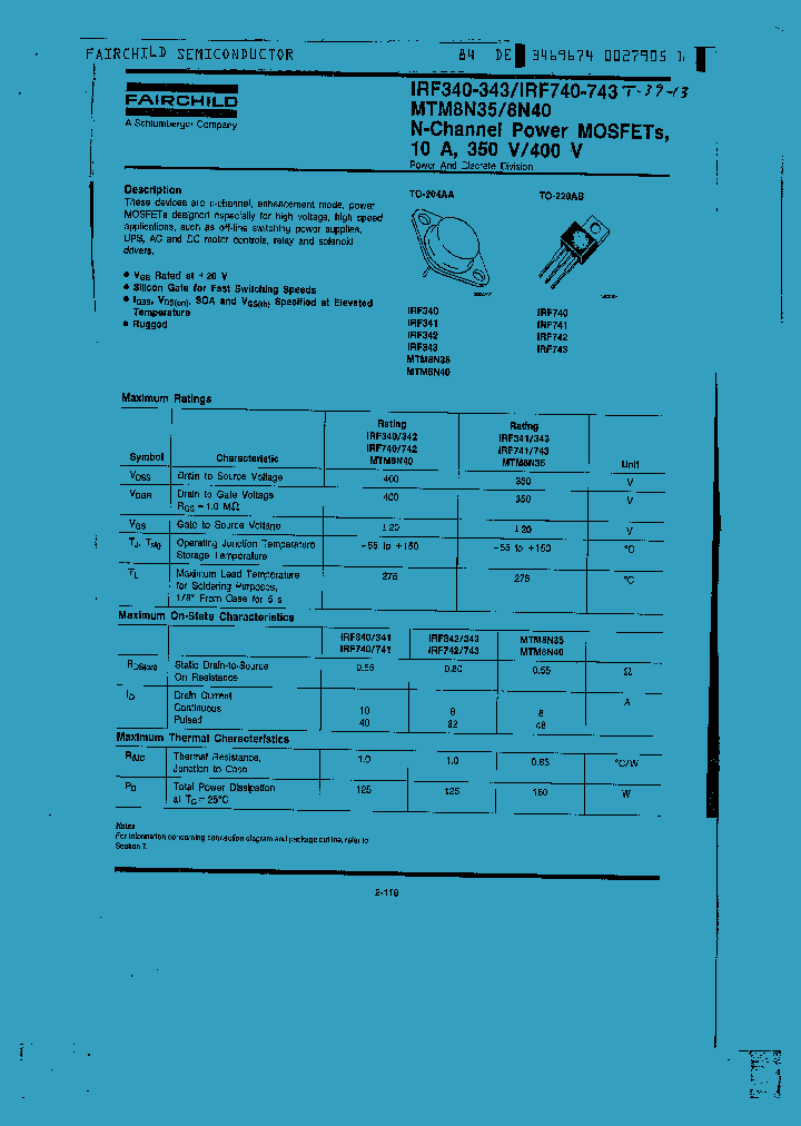 IRF340-343_5834.PDF Datasheet