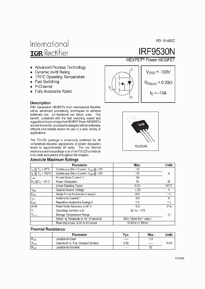 IRF9530N_5927.PDF Datasheet