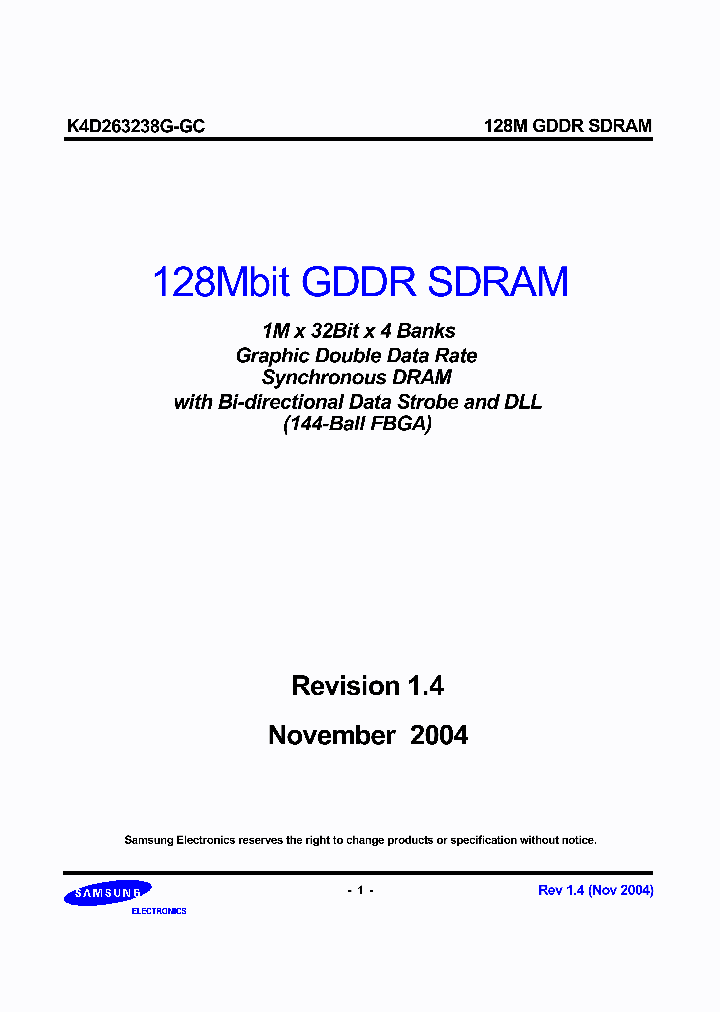 K4D263238G-GC_108715.PDF Datasheet