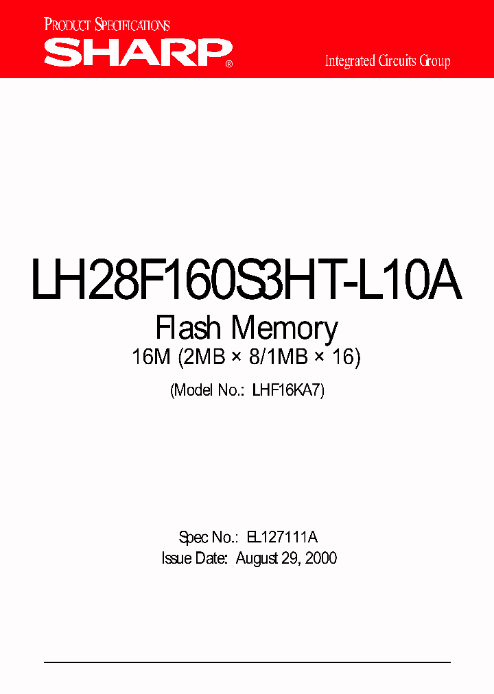 LH28F160S3HT-L10A_127874.PDF Datasheet