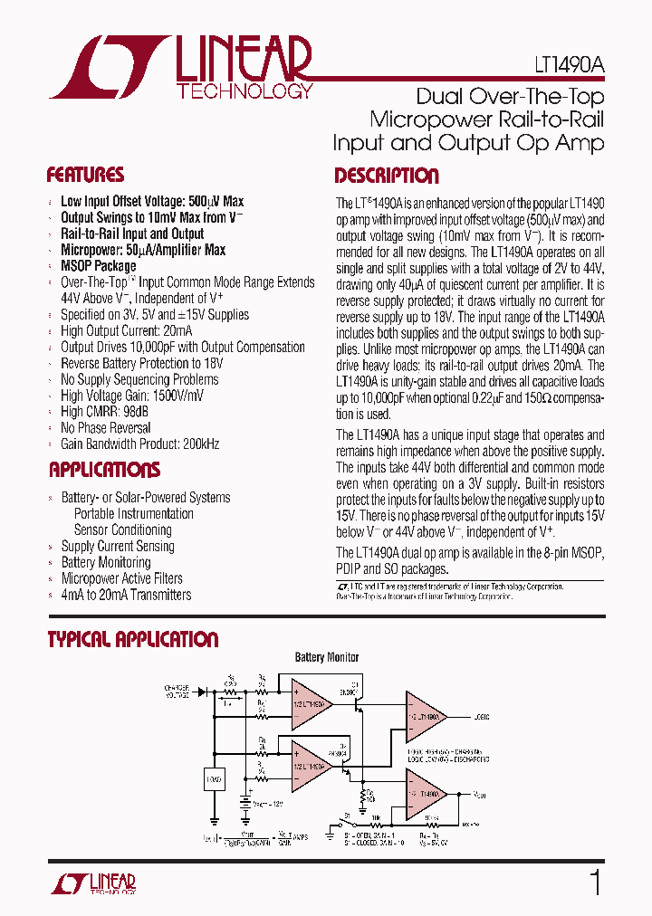 LT1490A_28414.PDF Datasheet