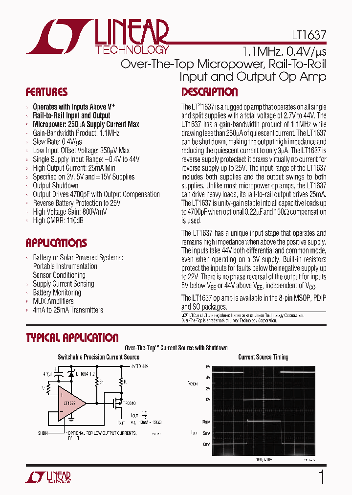 LT1637_164264.PDF Datasheet