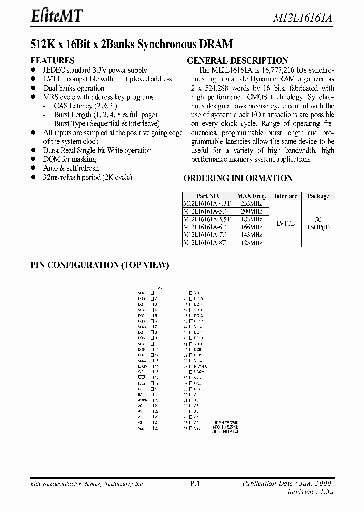 M12L16161A_28670.PDF Datasheet