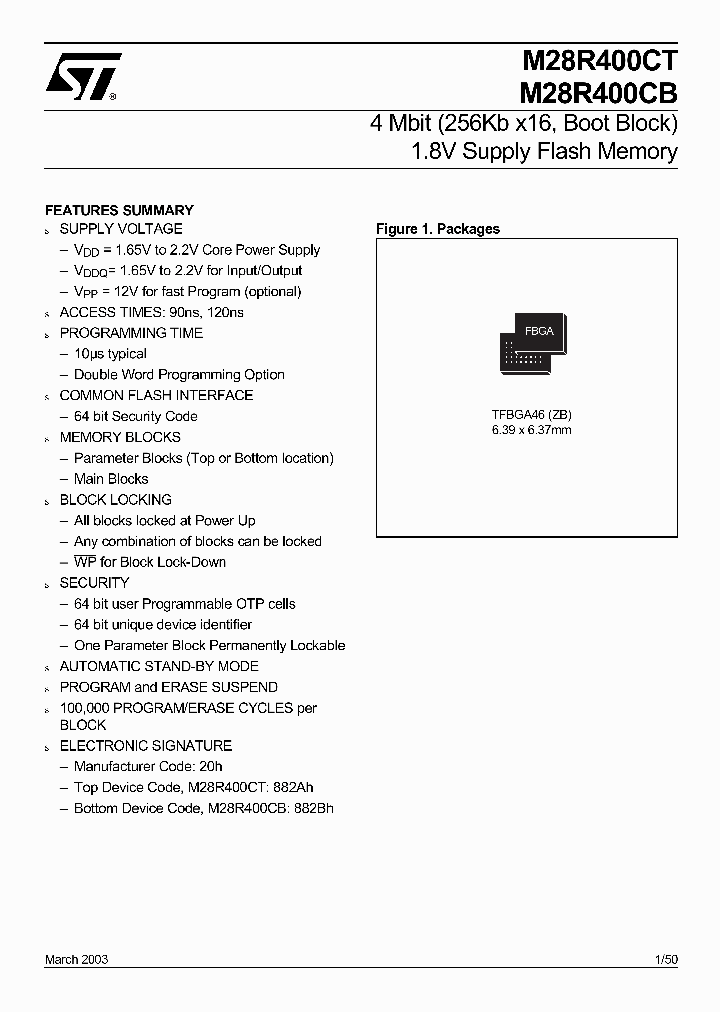 M28R400CTB120ZB1T_71426.PDF Datasheet