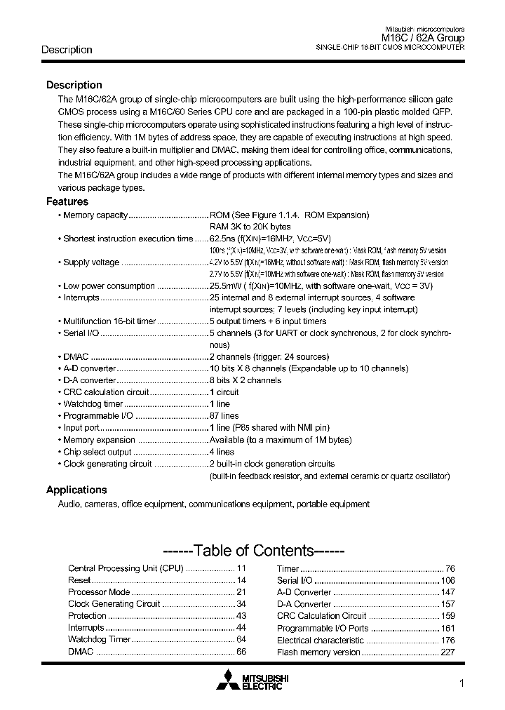 M30620FCAFP_29002.PDF Datasheet