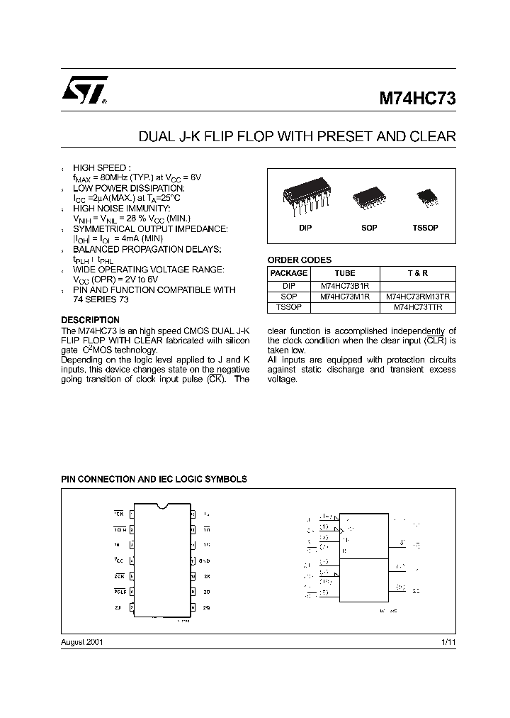 M74HC73-1_96194.PDF Datasheet