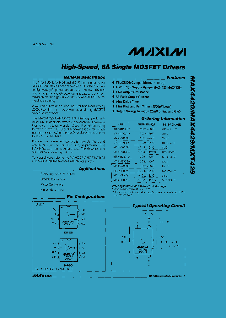 MAX4420_29770.PDF Datasheet
