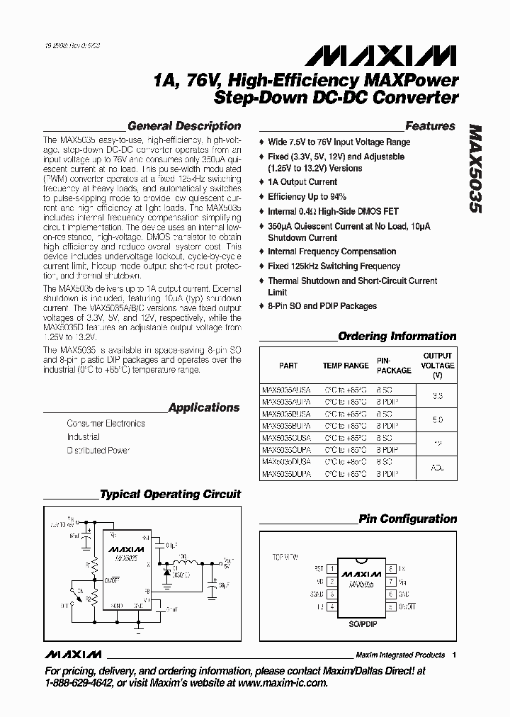 MAX5035_3028.PDF Datasheet