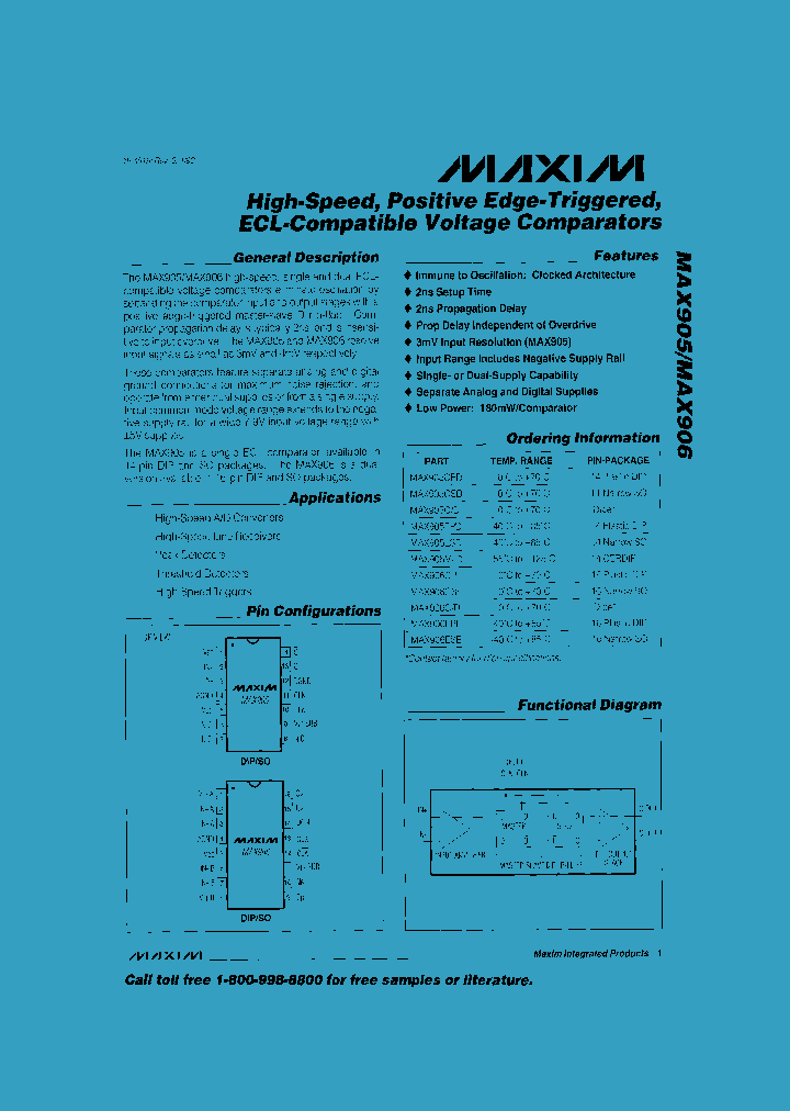 MAX905_48563.PDF Datasheet