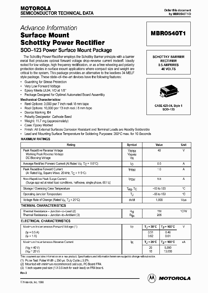 MBR0540T1_28391.PDF Datasheet