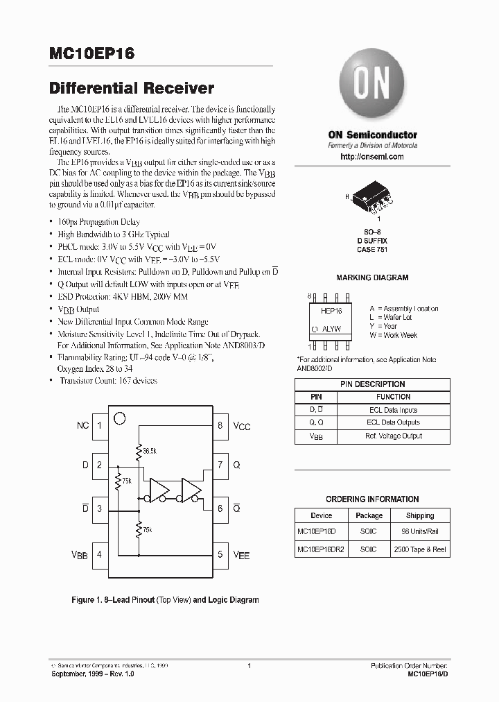 MC10EP16_83875.PDF Datasheet