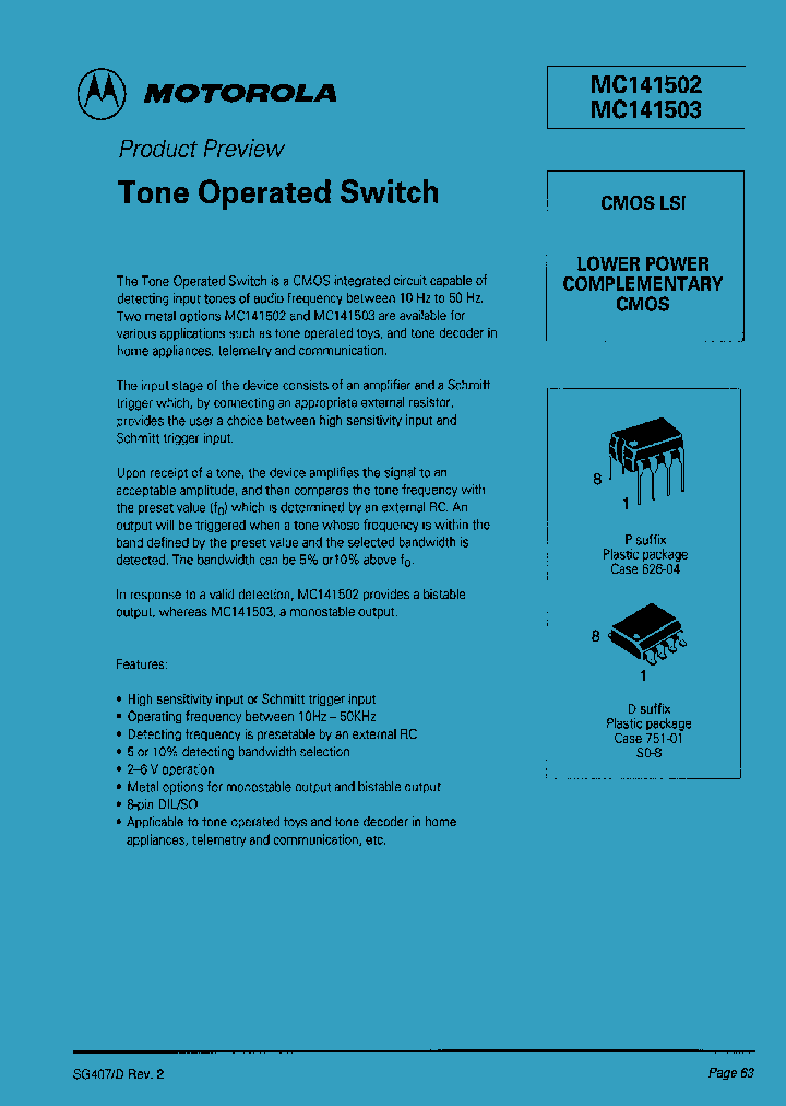 MC141502D_120379.PDF Datasheet