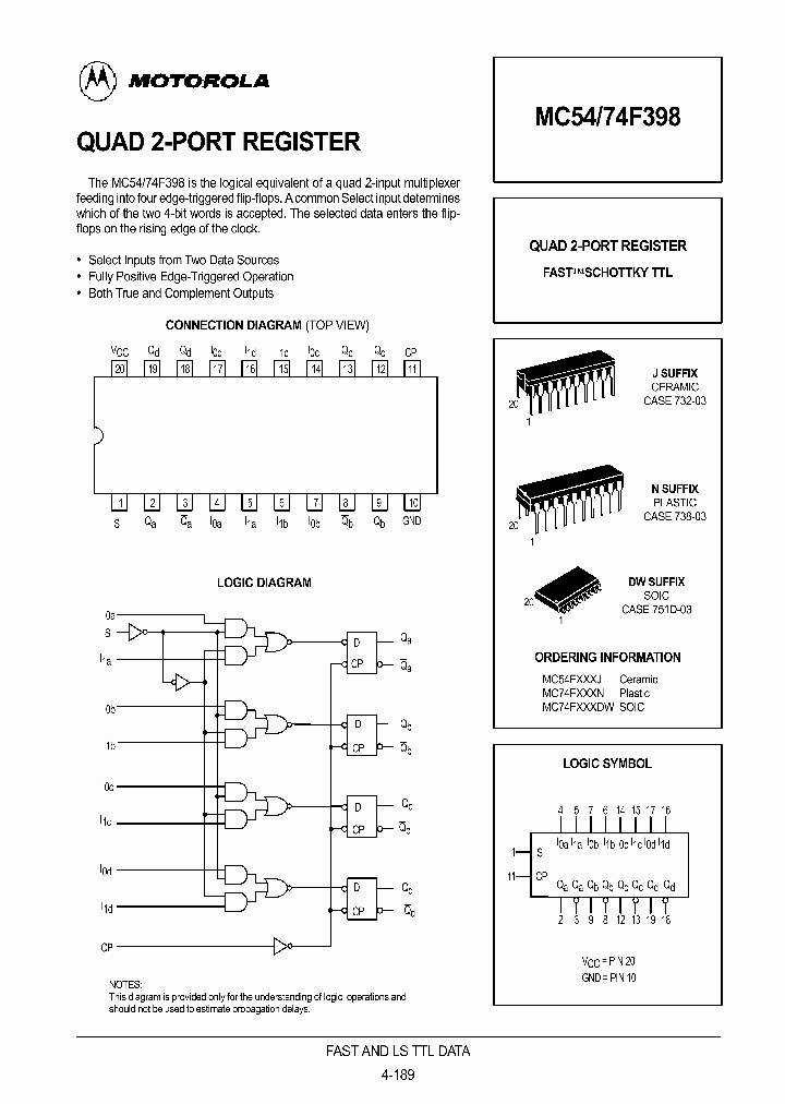 MC74F398DW_91372.PDF Datasheet