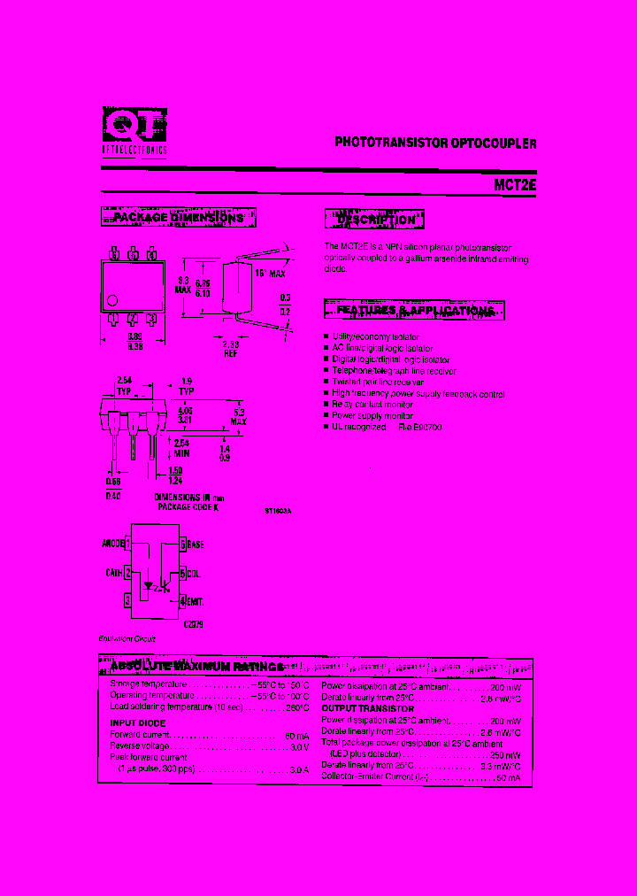 MCT2E_107738.PDF Datasheet