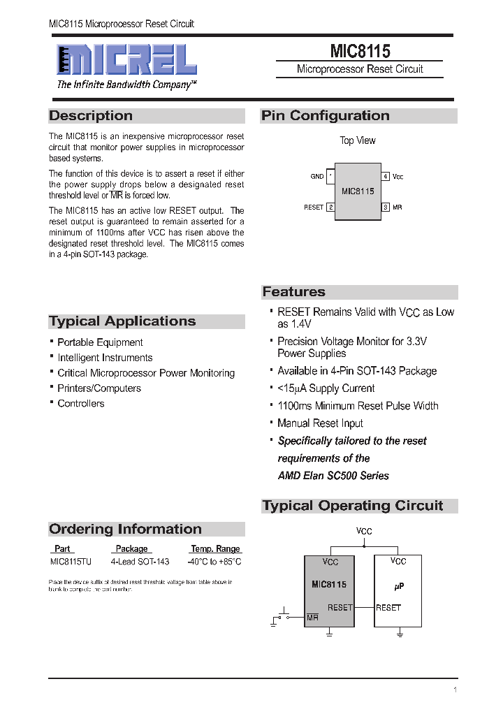 MIC8115_32043.PDF Datasheet
