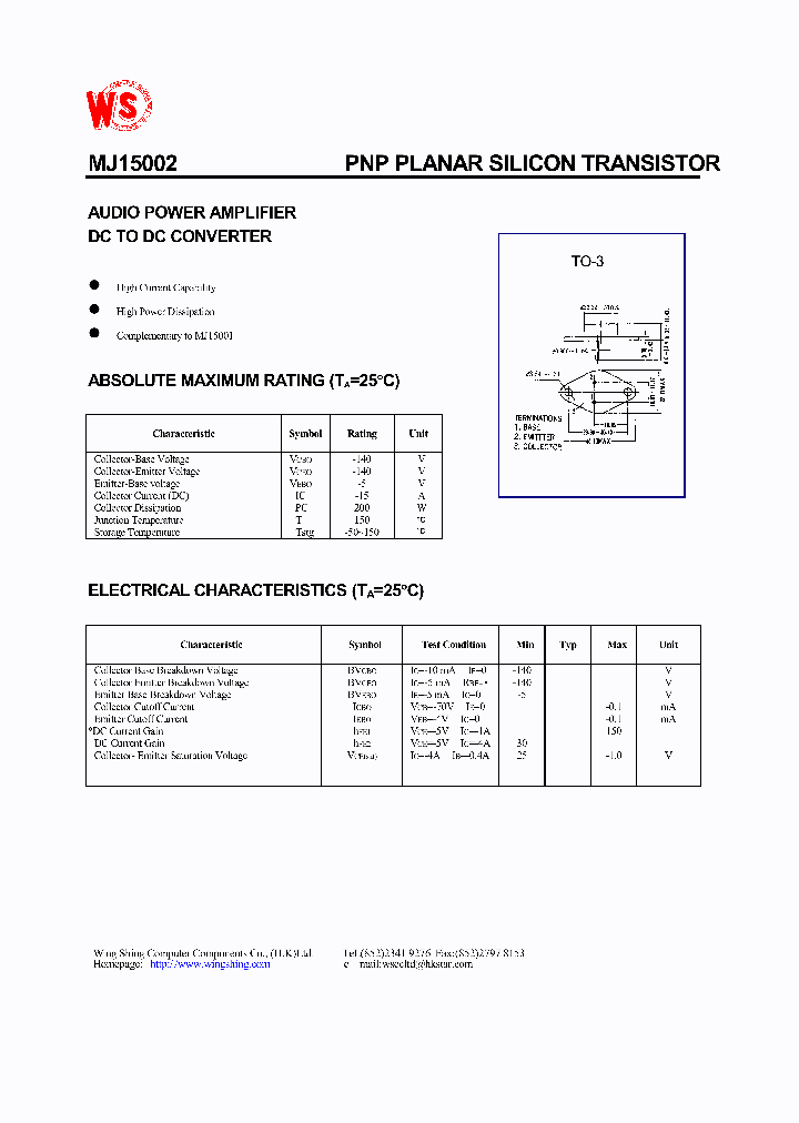 MJ15002_99479.PDF Datasheet