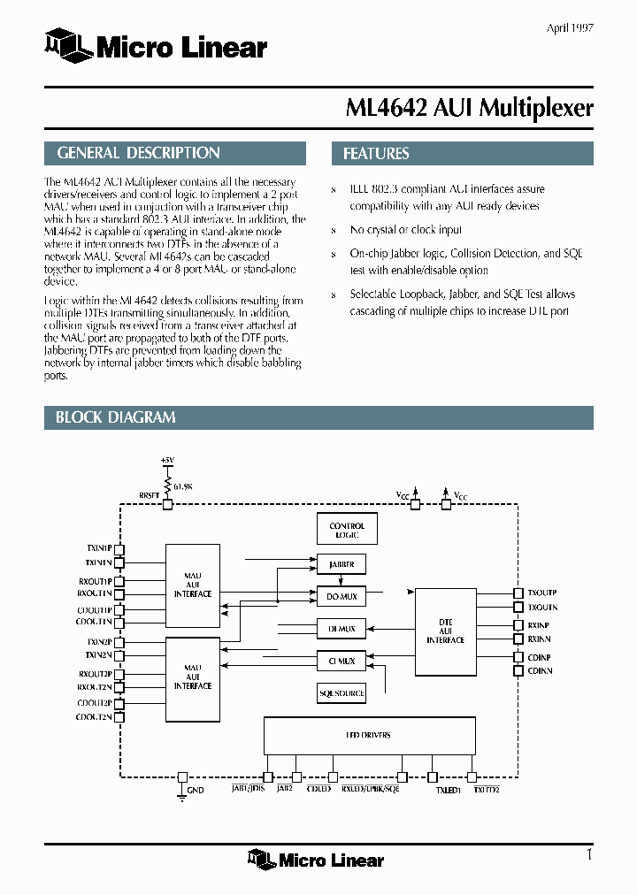 ML4642_32101.PDF Datasheet