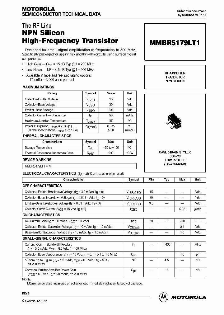 MMBR5179LT1_154958.PDF Datasheet