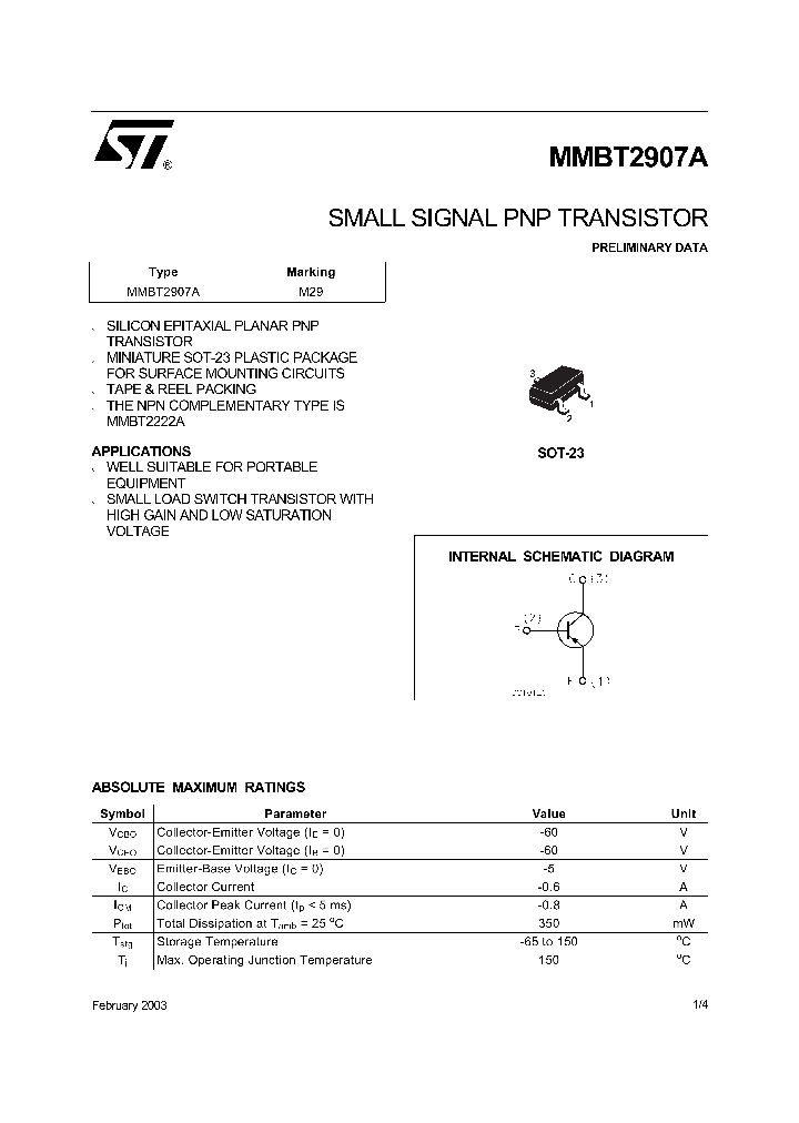 MMBT2907A_153666.PDF Datasheet