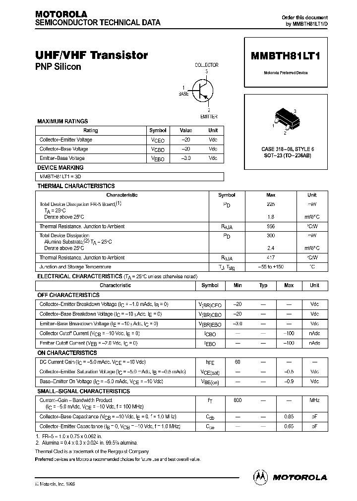 MMBTH81LT1_68549.PDF Datasheet