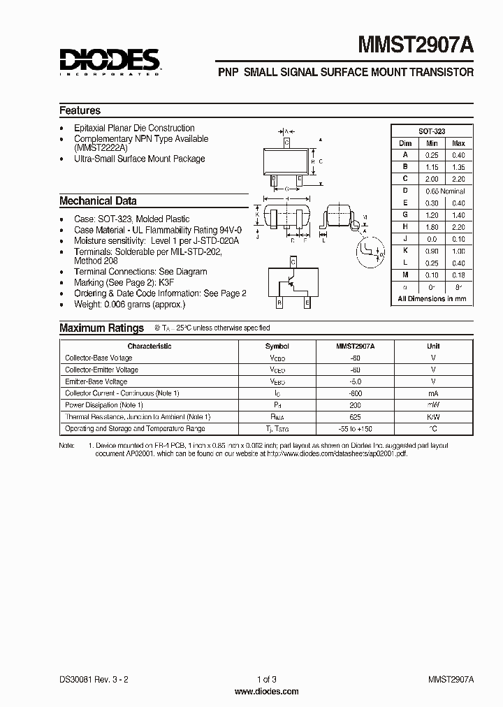 MMST2907A_165739.PDF Datasheet