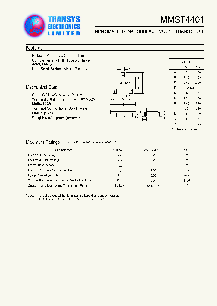 MMST4401_153086.PDF Datasheet