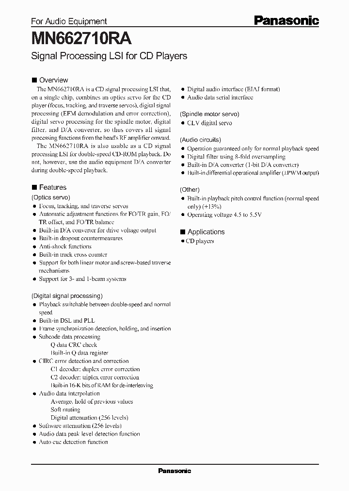 MN66271_11818.PDF Datasheet