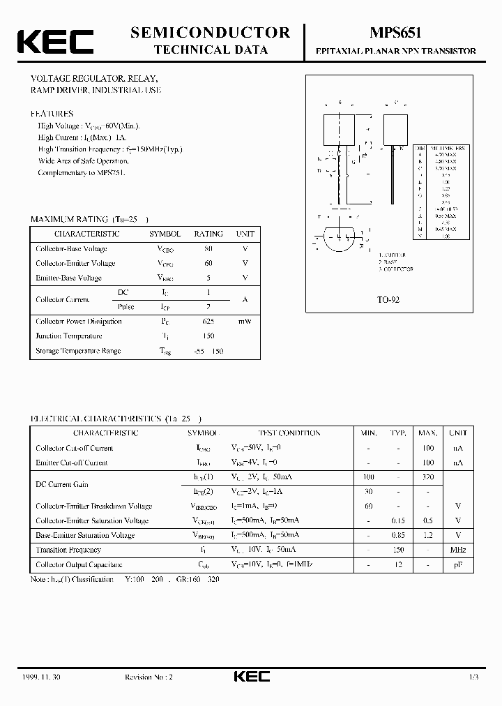 MPS651_190516.PDF Datasheet