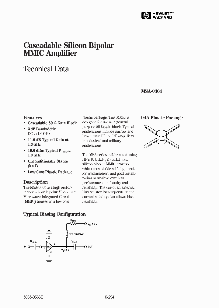 MSA-0304_144696.PDF Datasheet