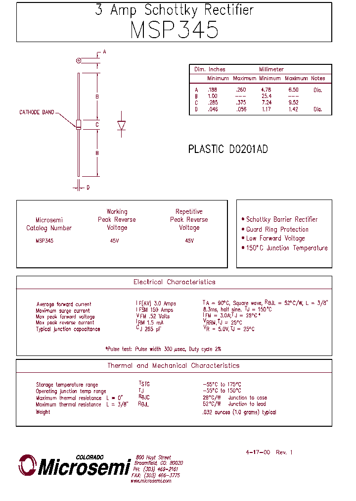 MSP345_167312.PDF Datasheet