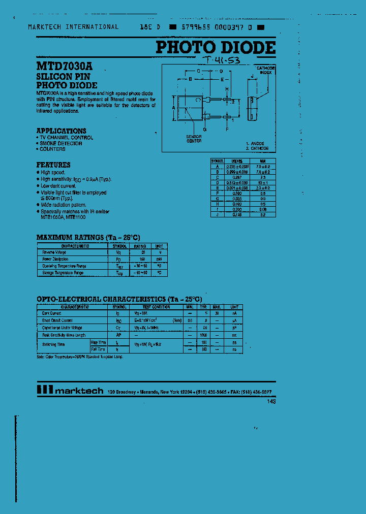 MTD7030A_70089.PDF Datasheet