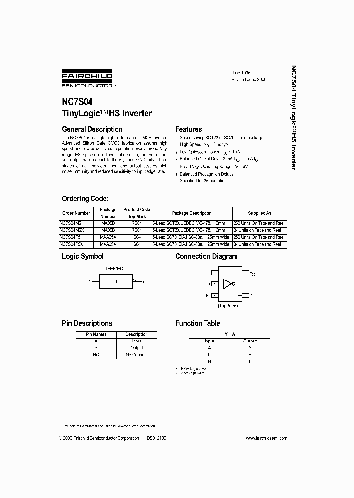 NC7S04_153986.PDF Datasheet