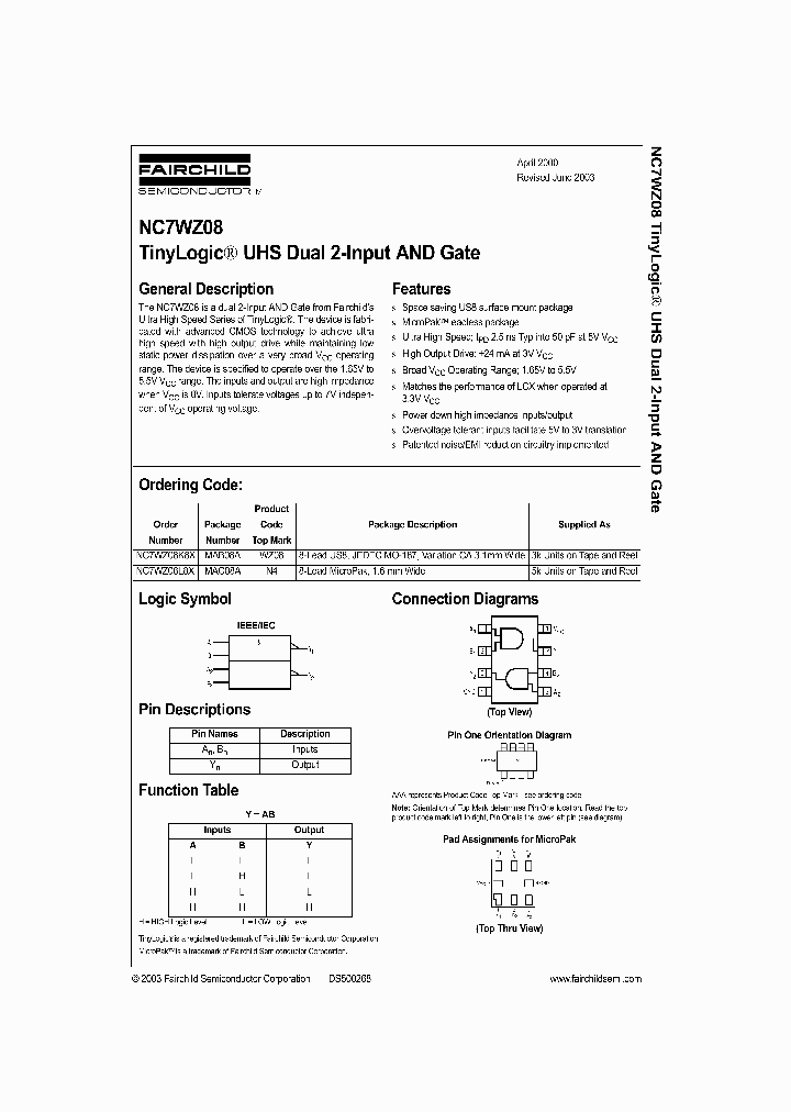 NC7WZ08_49400.PDF Datasheet