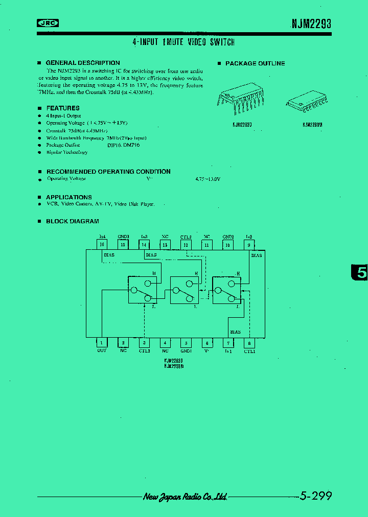 NJM2293_33496.PDF Datasheet