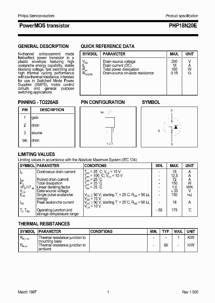 PHP18N20E_164011.PDF Datasheet