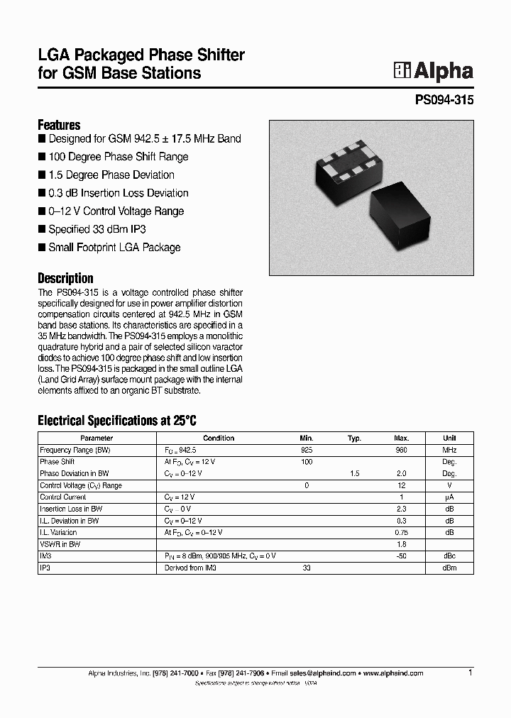 PS094-315_163549.PDF Datasheet