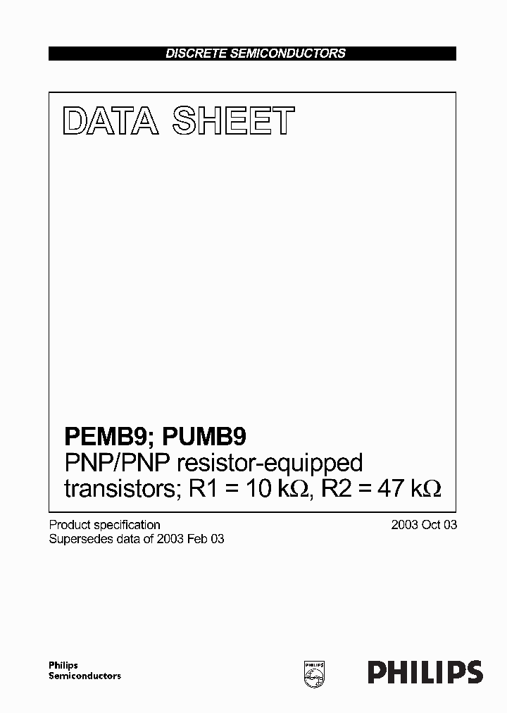 PUMB9_59317.PDF Datasheet