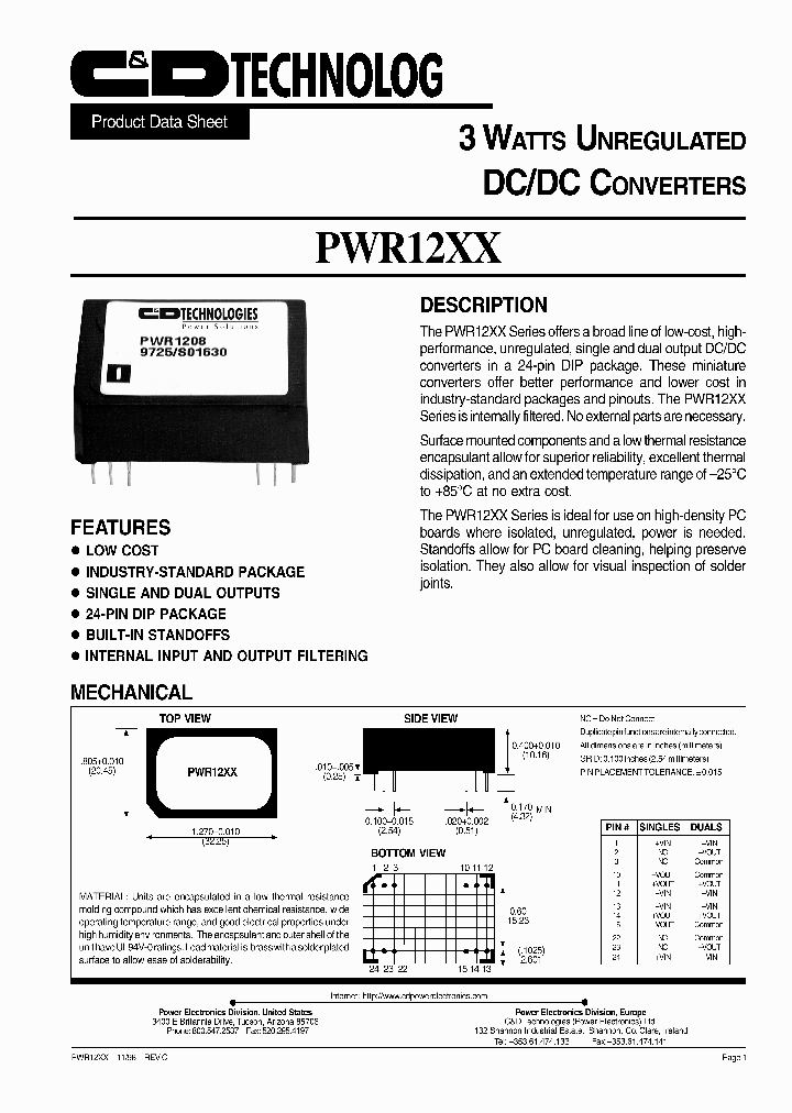 PWR1200_52134.PDF Datasheet