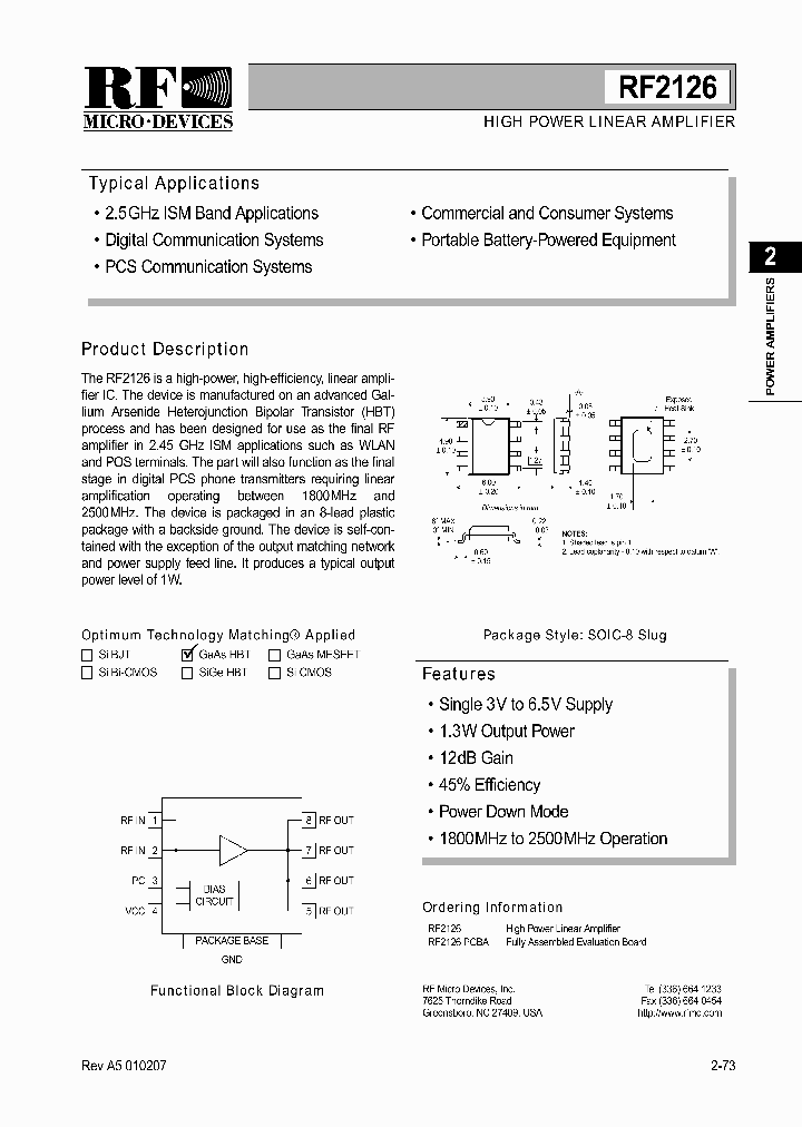 RF2126_108274.PDF Datasheet